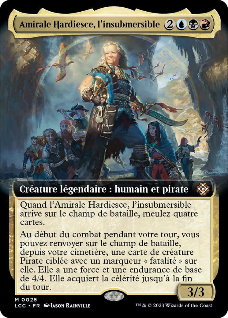 Amirale Hardiesce, l'insubmersible — The Lost Caverns of Ixalan Commander — Magic: The Gathering