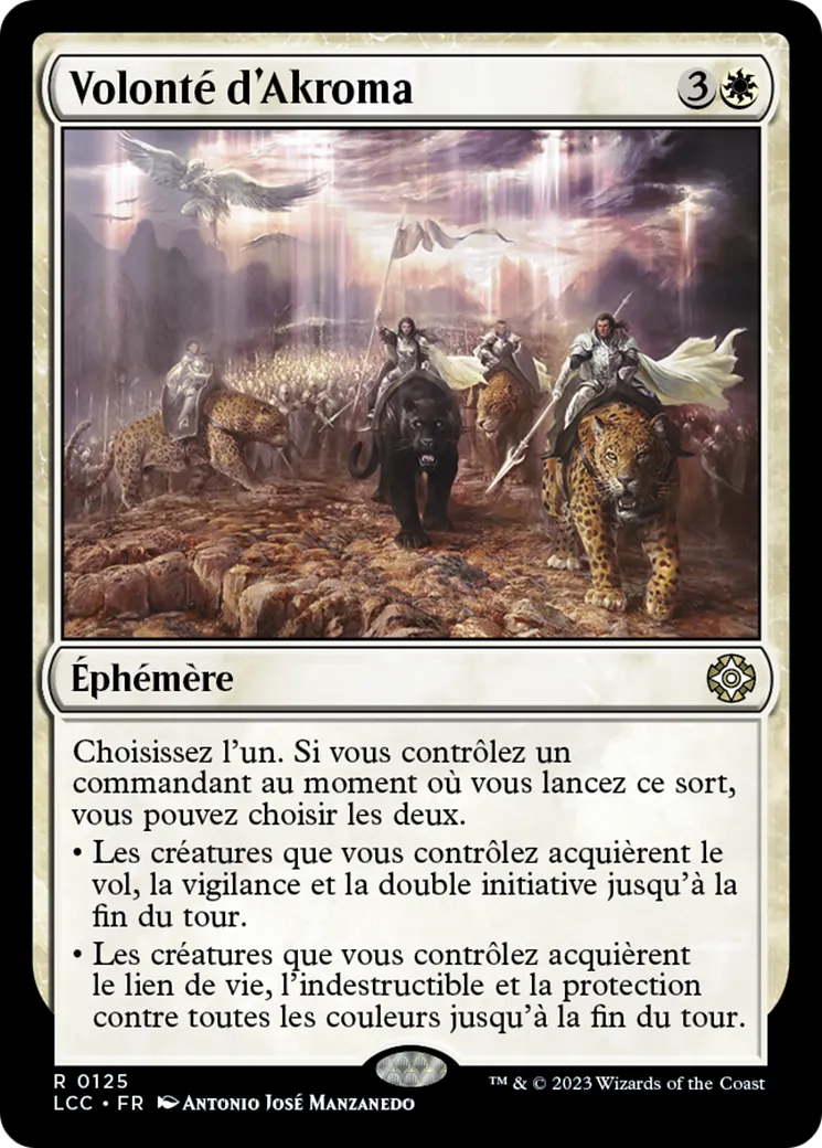 Volonté d'Akroma — The Lost Caverns of Ixalan Commander — Magic: The Gathering