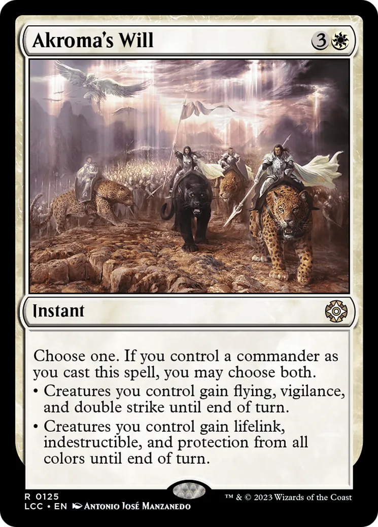 Volonté d'Akroma — The Lost Caverns of Ixalan Commander — Magic: The Gathering