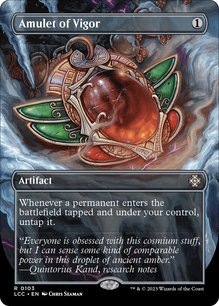Amulet of Vigor — The Lost Caverns of Ixalan Commander — Magic: The Gathering