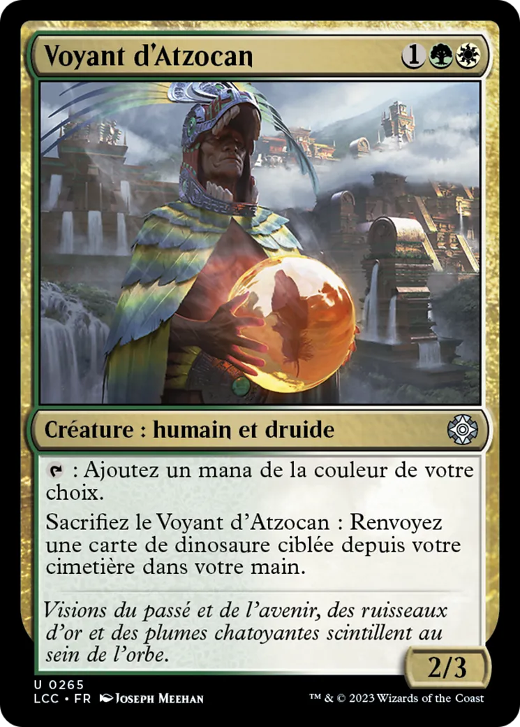 Voyant d'Atzocan — The Lost Caverns of Ixalan Commander — Magic: The Gathering