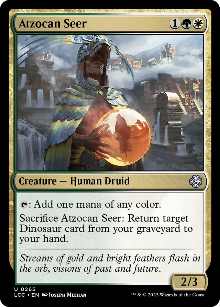 Atzocan Seer — The Lost Caverns of Ixalan Commander — Magic: The Gathering