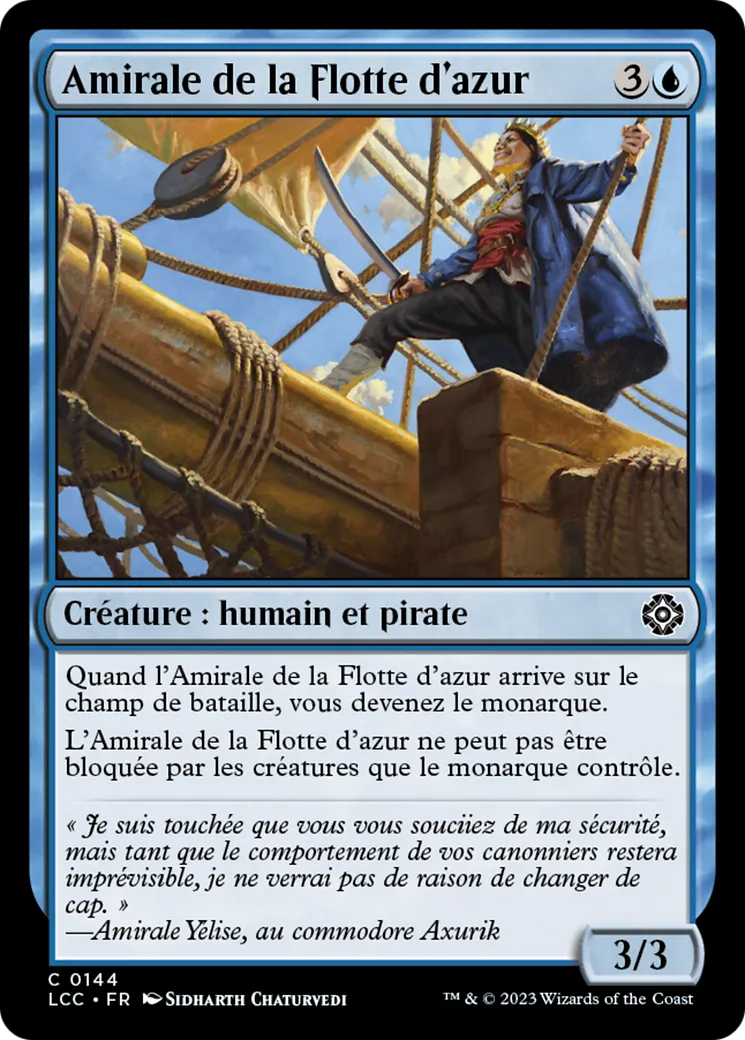 Amirale de la Flotte d'azur — The Lost Caverns of Ixalan Commander — Magic: The Gathering