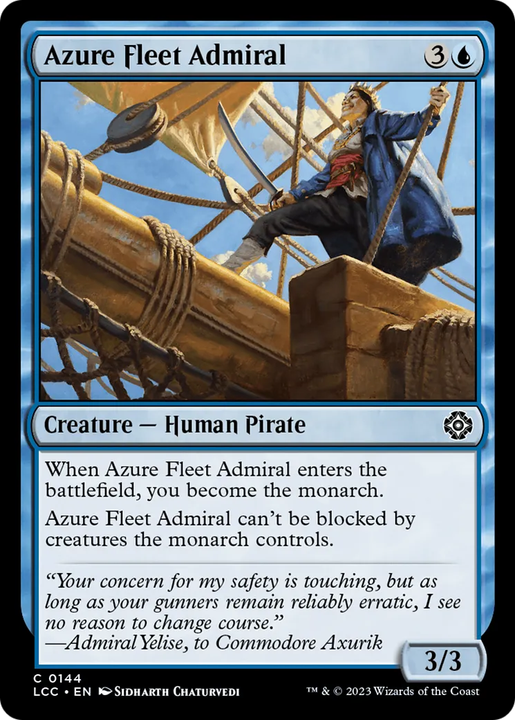 Amirale de la Flotte d'azur — The Lost Caverns of Ixalan Commander — Magic: The Gathering