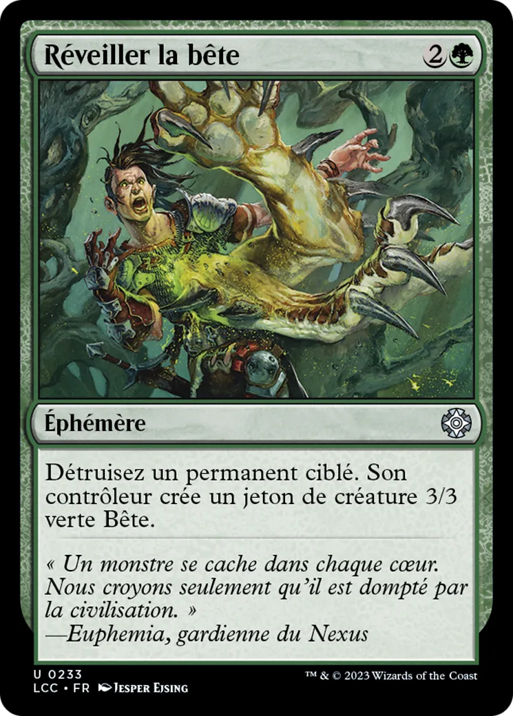 Réveiller la bête — The Lost Caverns of Ixalan Commander — Magic: The Gathering