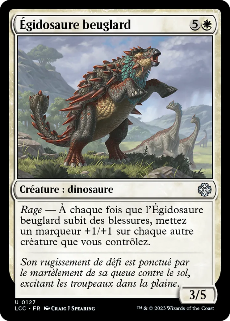 Égidosaure beuglard — The Lost Caverns of Ixalan Commander — Magic: The Gathering