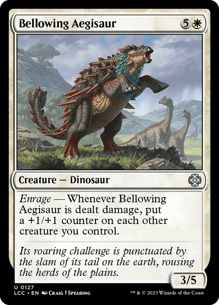 Égidosaure beuglard — The Lost Caverns of Ixalan Commander — Magic: The Gathering