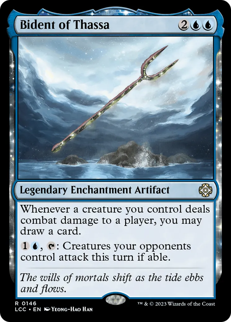 Bident of Thassa from The Lost Caverns of Ixalan Commander - Magic: The Gathering