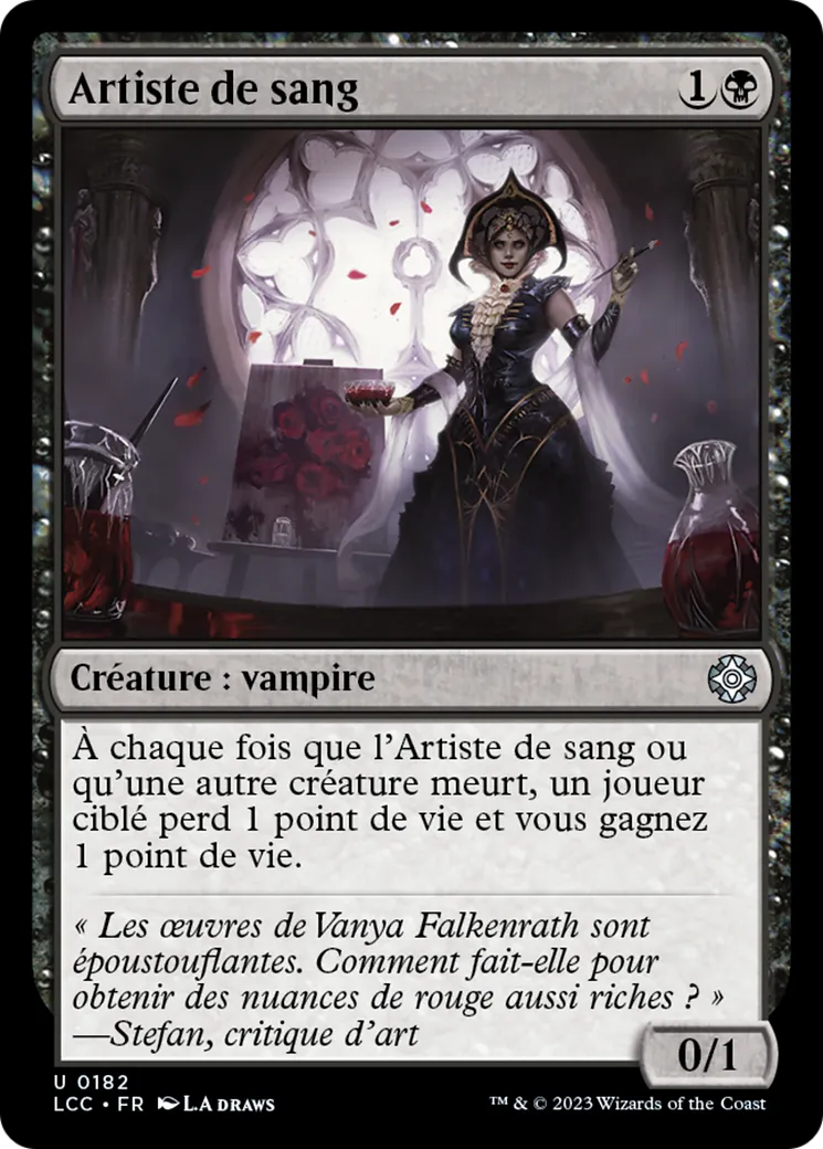 Artiste de sang — The Lost Caverns of Ixalan Commander — Magic: The Gathering