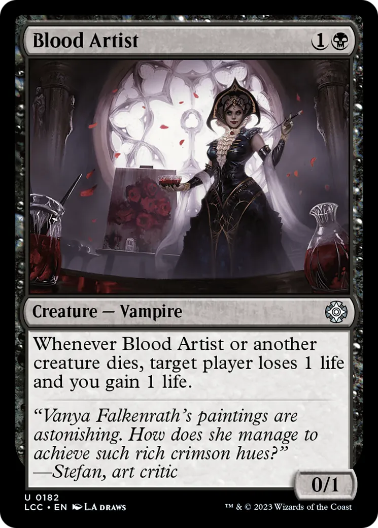 Blood Artist — The Lost Caverns of Ixalan Commander — Magic: The Gathering