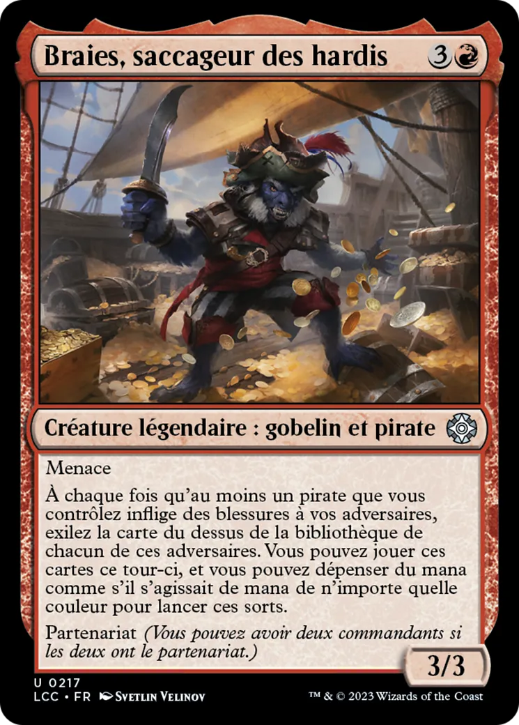 Braies, saccageur des hardis — The Lost Caverns of Ixalan Commander — Magic: The Gathering