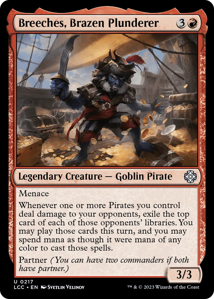 Breeches, Brazen Plunderer — The Lost Caverns of Ixalan Commander — Magic: The Gathering