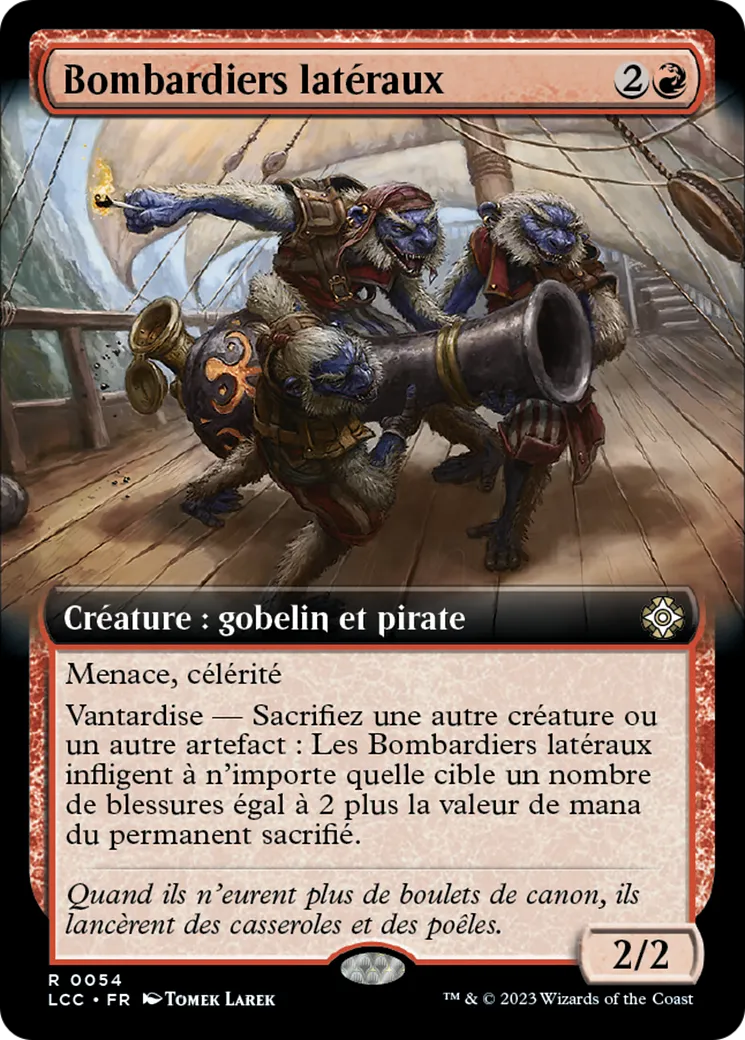 Bombardiers latéraux — The Lost Caverns of Ixalan Commander — Magic: The Gathering