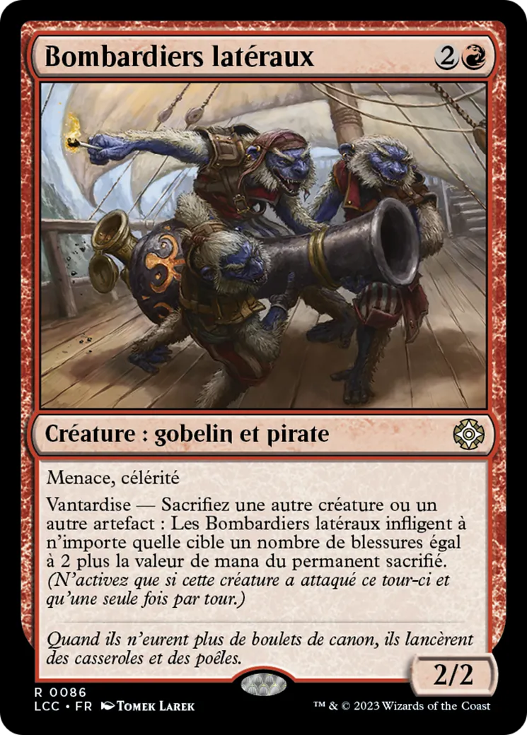 Bombardiers latéraux — The Lost Caverns of Ixalan Commander — Magic: The Gathering