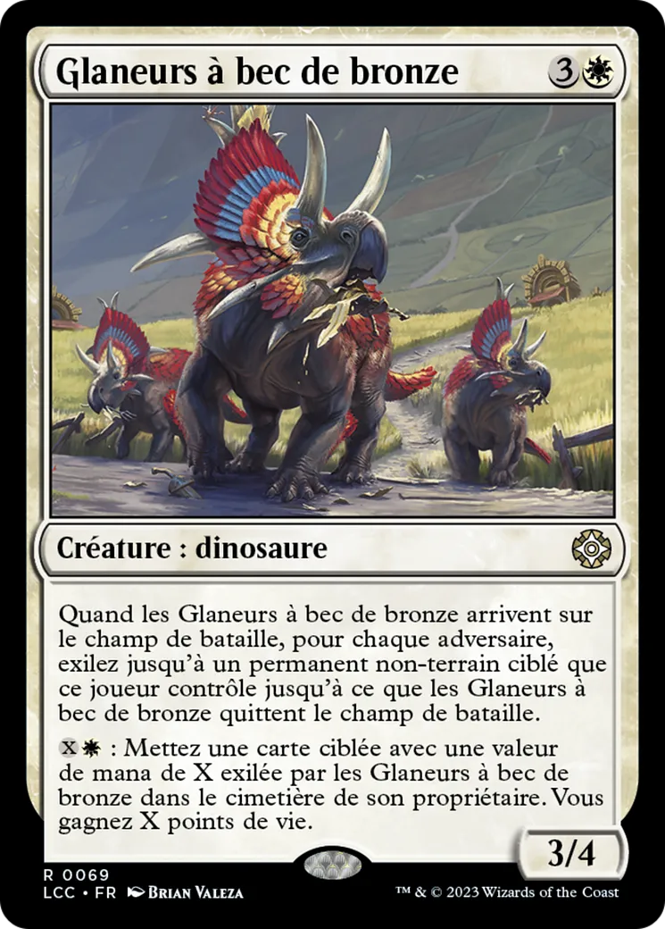 Glaneurs à bec de bronze — The Lost Caverns of Ixalan Commander — Magic: The Gathering