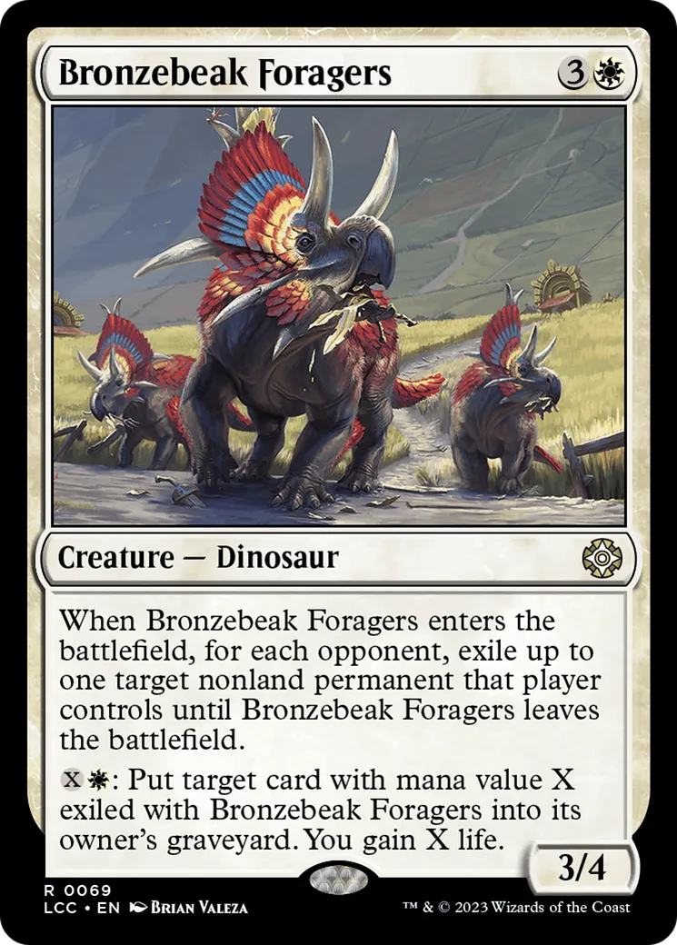 Bronzebeak Foragers — The Lost Caverns of Ixalan Commander — Magic: The Gathering