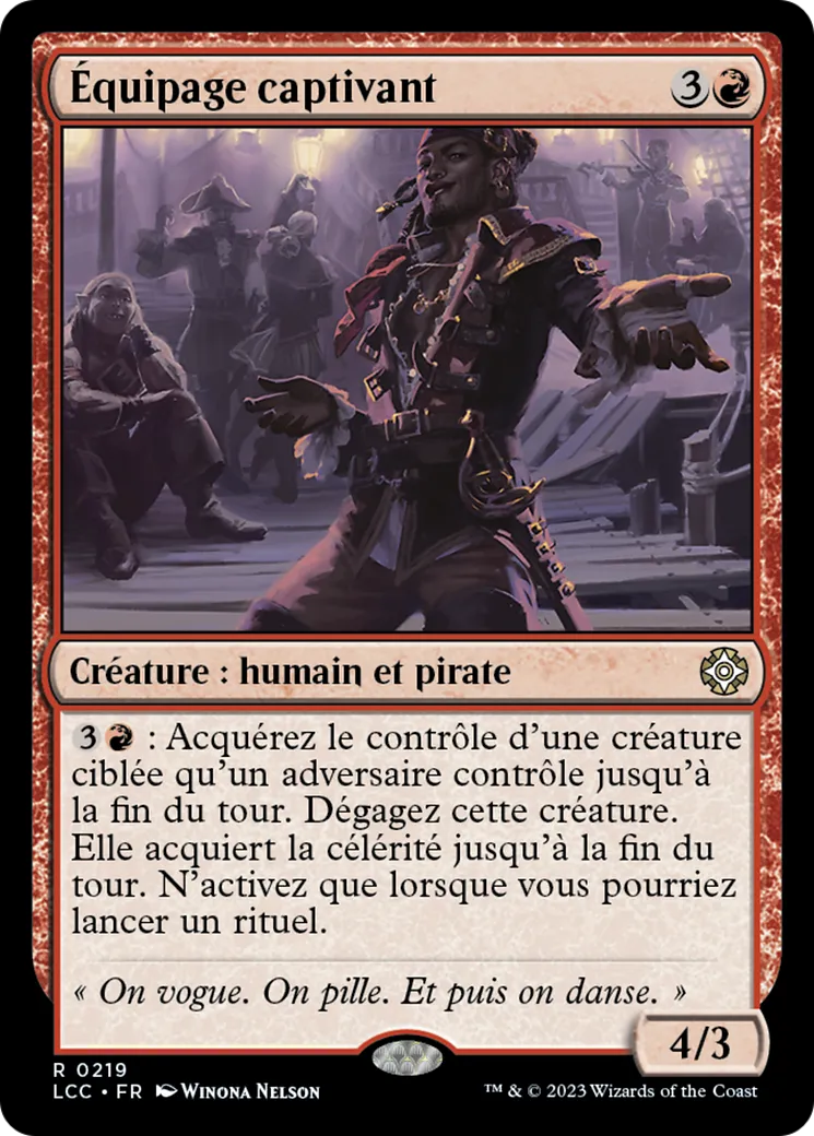 Équipage captivant — The Lost Caverns of Ixalan Commander — Magic: The Gathering