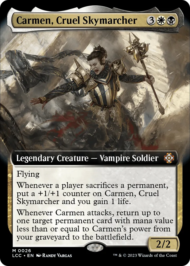 Carmen, Cruel Skymarcher — The Lost Caverns of Ixalan Commander — Magic: The Gathering