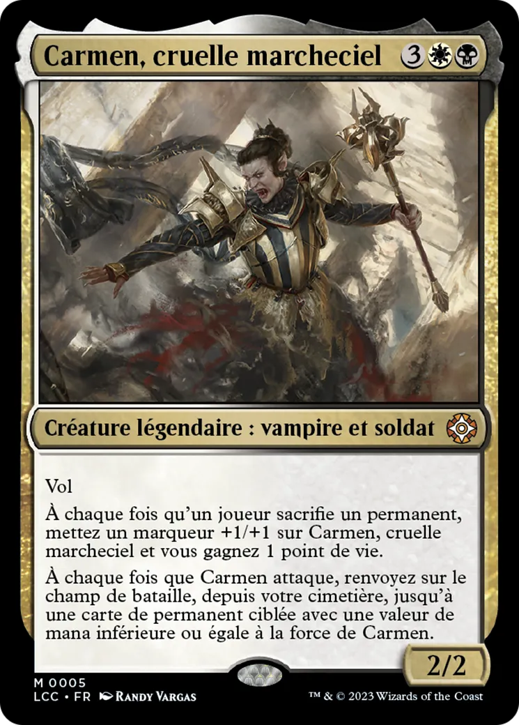 Carmen, cruelle marcheciel — The Lost Caverns of Ixalan Commander — Magic: The Gathering