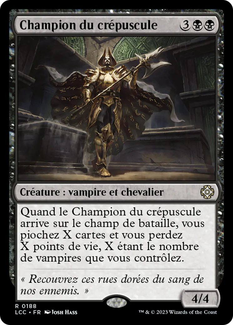 Champion du crépuscule — The Lost Caverns of Ixalan Commander — Magic: The Gathering