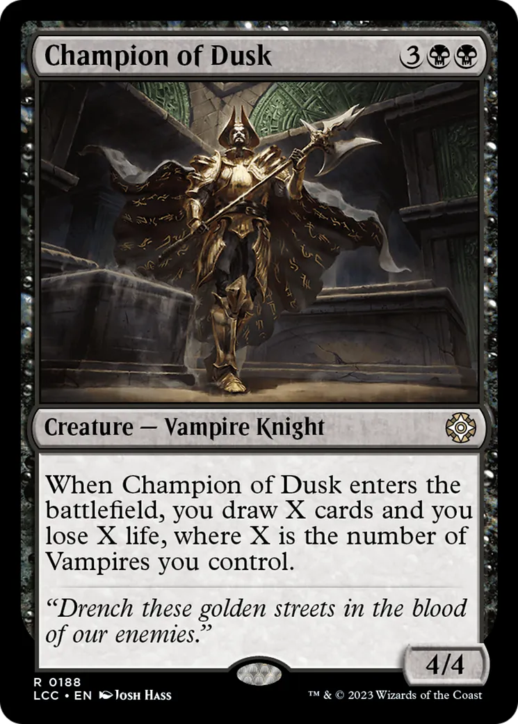 Champion du crépuscule — The Lost Caverns of Ixalan Commander — Magic: The Gathering