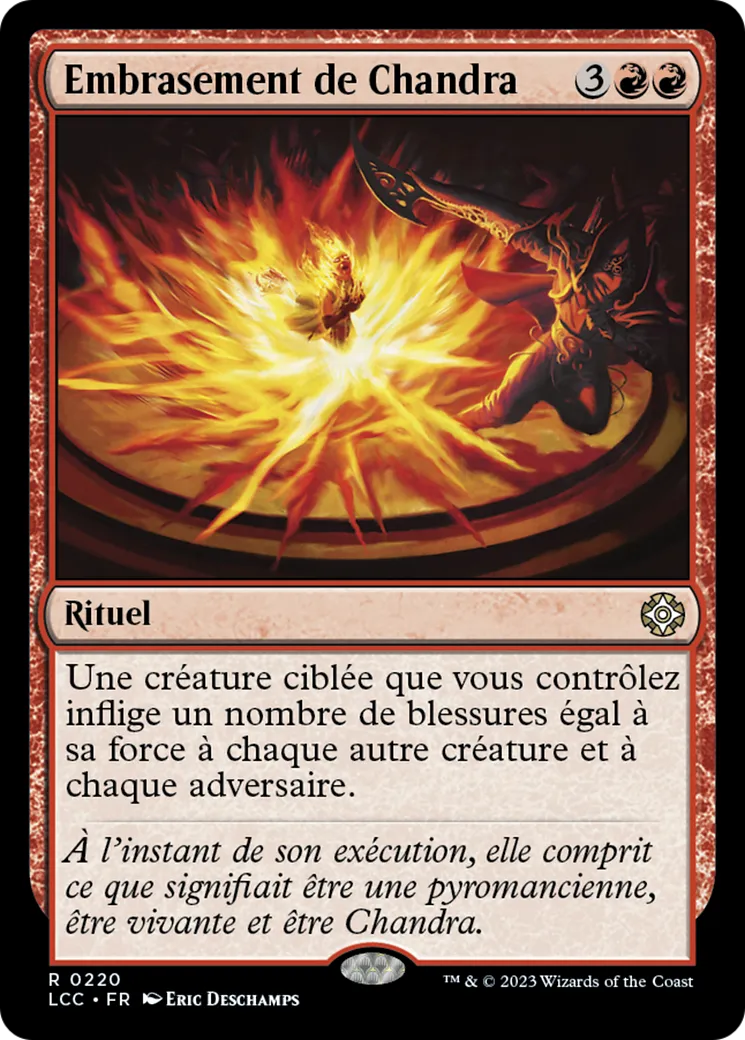 Embrasement de Chandra — The Lost Caverns of Ixalan Commander — Magic: The Gathering