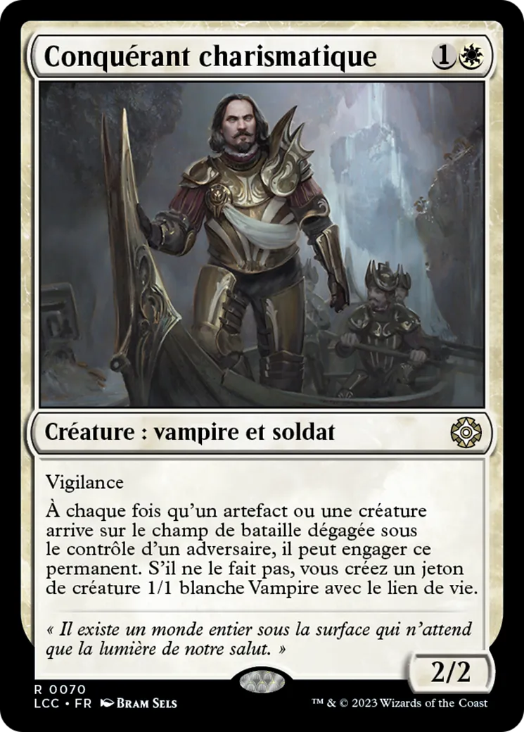 Conquérant charismatique — The Lost Caverns of Ixalan Commander — Magic: The Gathering