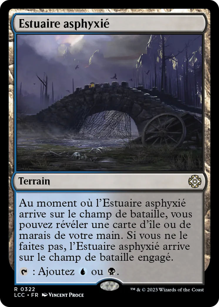 Estuaire asphyxié — The Lost Caverns of Ixalan Commander — Magic: The Gathering