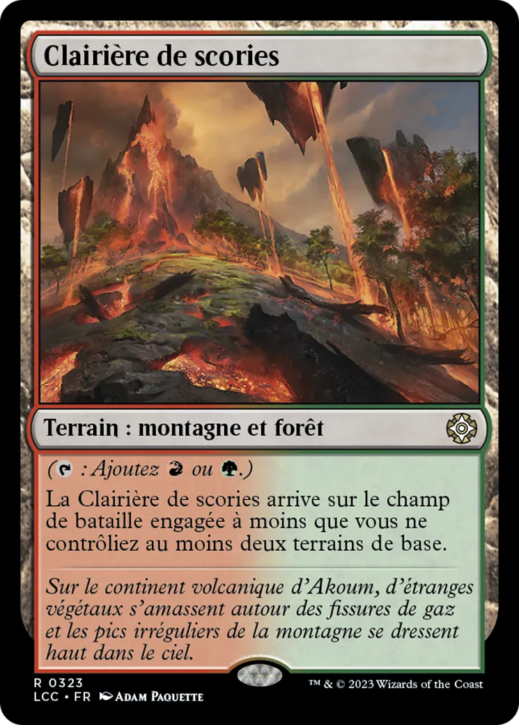 Clairière de scories — The Lost Caverns of Ixalan Commander — Magic: The Gathering