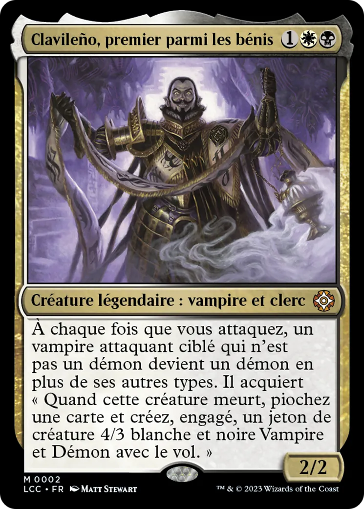 Clavileño, premier parmi les bénis — The Lost Caverns of Ixalan Commander — Magic: The Gathering