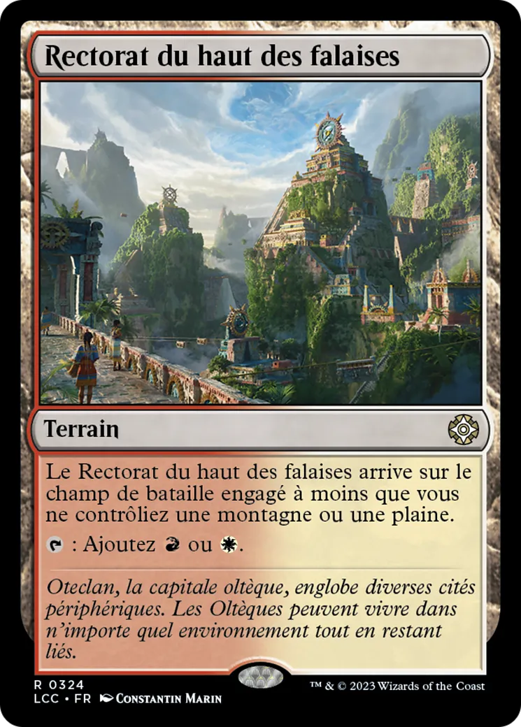 Rectorat du haut des falaises — The Lost Caverns of Ixalan Commander — Magic: The Gathering