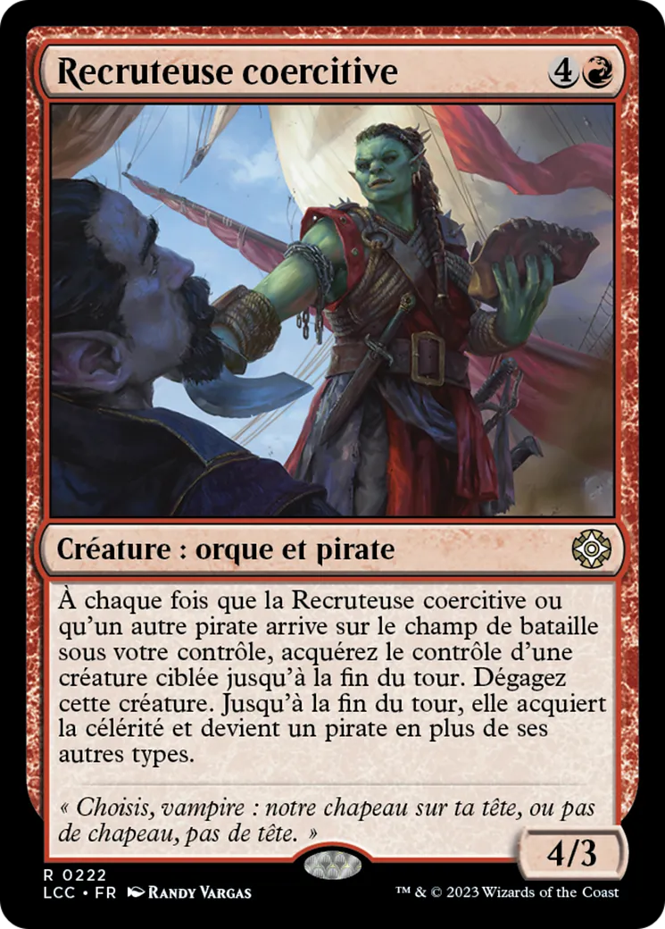 Recruteuse coercitive — The Lost Caverns of Ixalan Commander — Magic: The Gathering