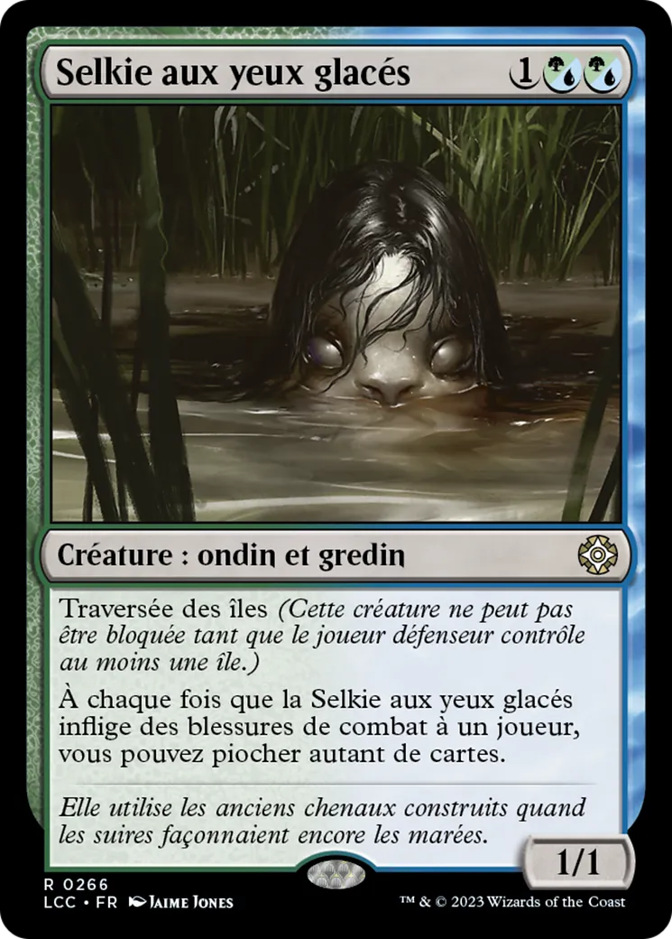 Selkie aux yeux glacés — The Lost Caverns of Ixalan Commander — Magic: The Gathering
