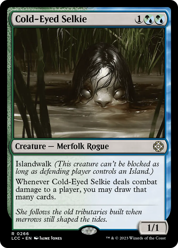 Selkie aux yeux glacés — The Lost Caverns of Ixalan Commander — Magic: The Gathering