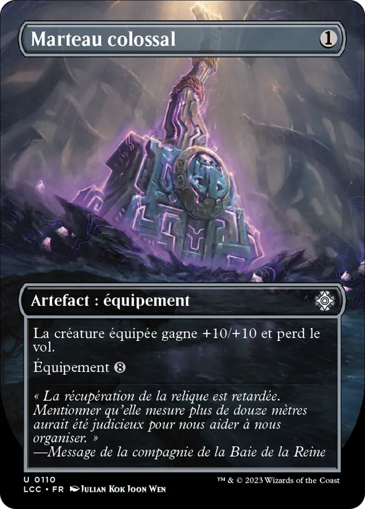 Marteau colossal — The Lost Caverns of Ixalan Commander — Magic: The Gathering