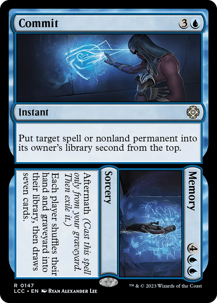 Commit // Memory — The Lost Caverns of Ixalan Commander — Magic: The Gathering