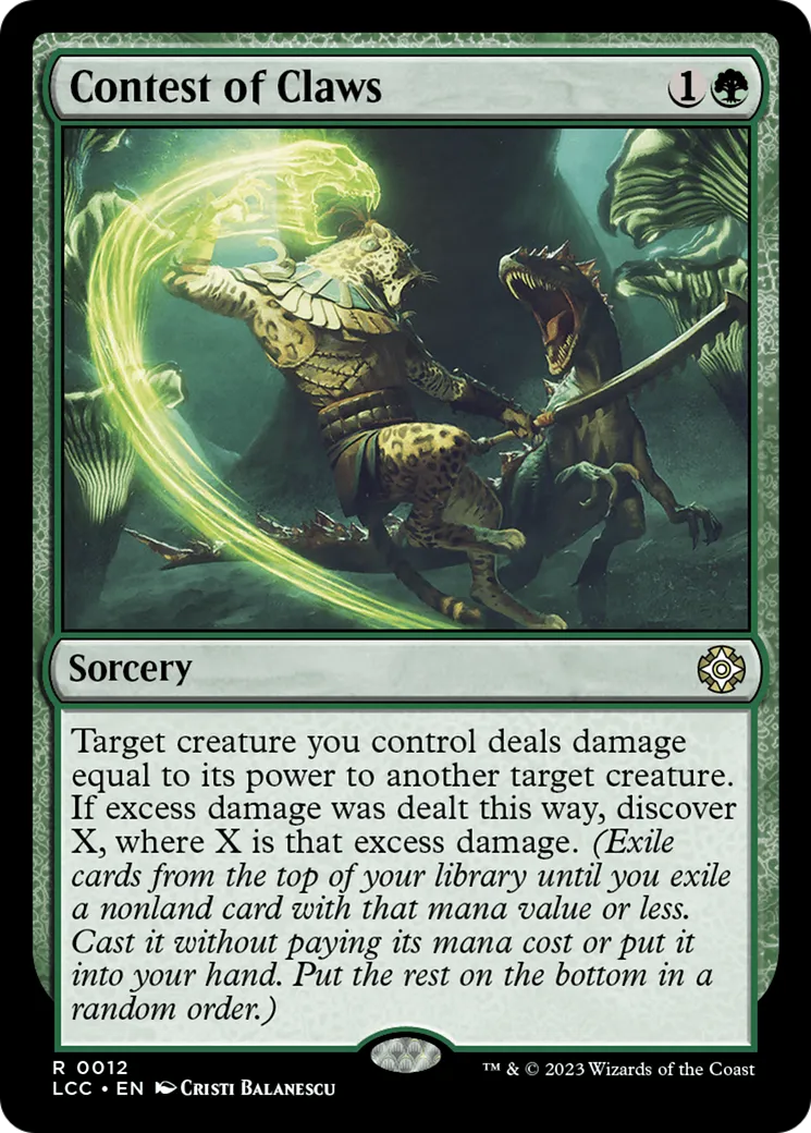 Contest of Claws — The Lost Caverns of Ixalan Commander — Magic: The Gathering