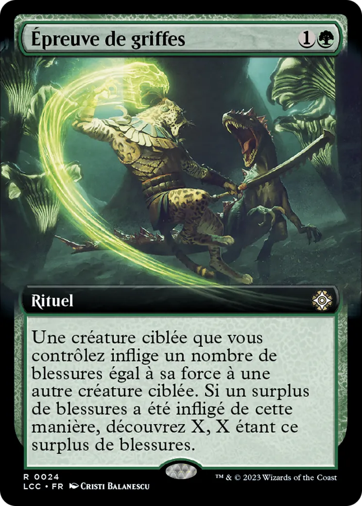 Épreuve de griffes — The Lost Caverns of Ixalan Commander — Magic: The Gathering