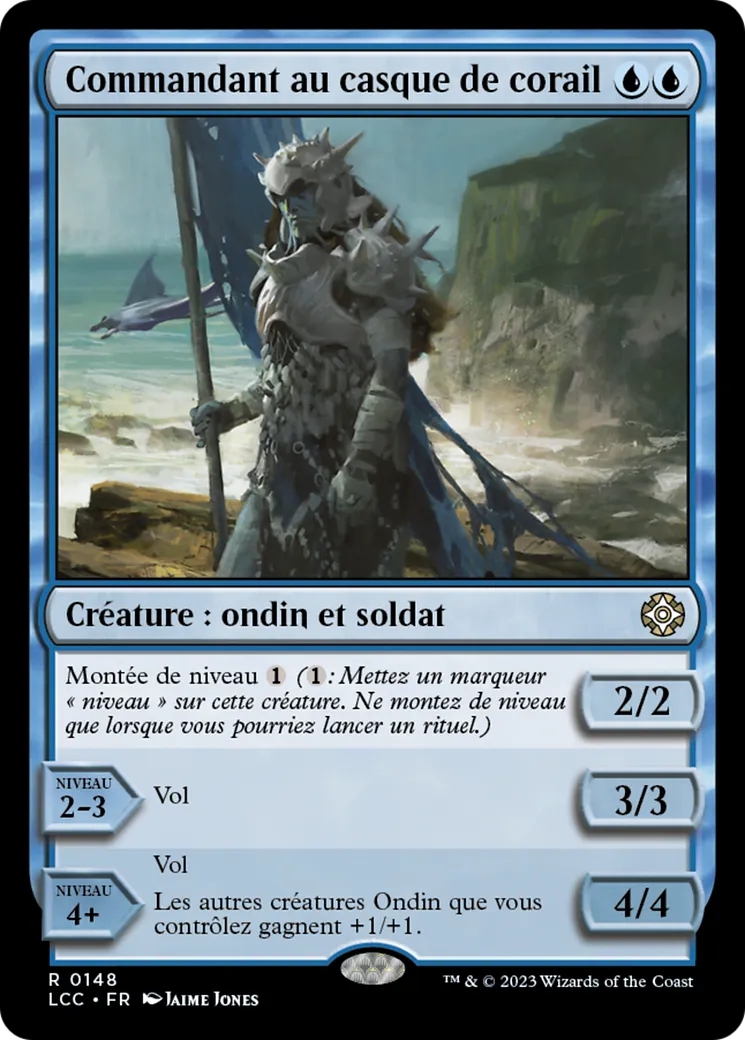 Commandant au casque de corail — The Lost Caverns of Ixalan Commander — Magic: The Gathering