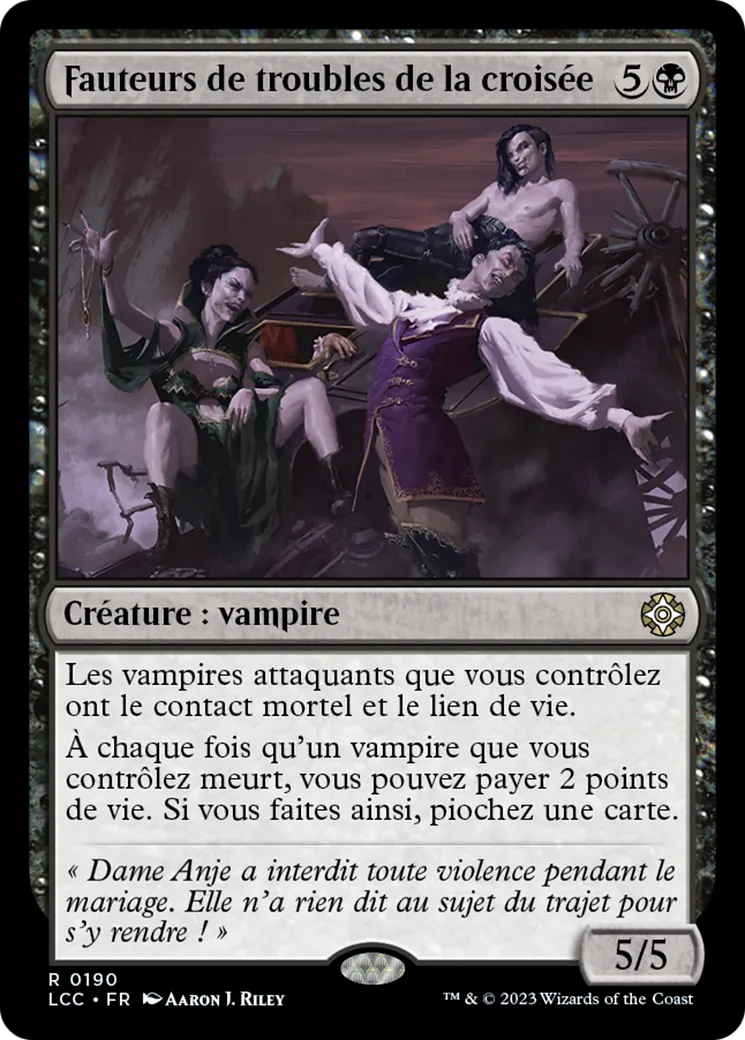 Fauteurs de troubles de la croisée — The Lost Caverns of Ixalan Commander — Magic: The Gathering