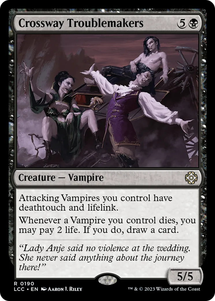 Crossway Troublemakers — The Lost Caverns of Ixalan Commander — Magic: The Gathering