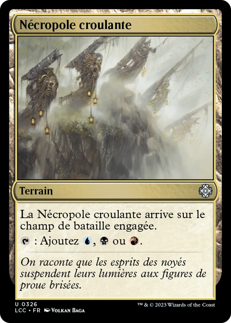 Nécropole croulante — The Lost Caverns of Ixalan Commander — Magic: The Gathering