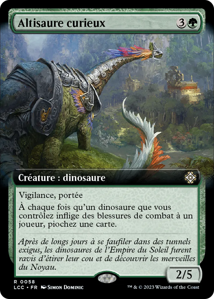 Altisaure curieux — The Lost Caverns of Ixalan Commander — Magic: The Gathering