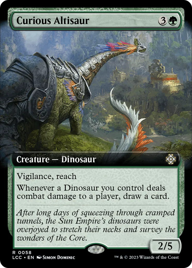 Altisaure curieux — The Lost Caverns of Ixalan Commander — Magic: The Gathering