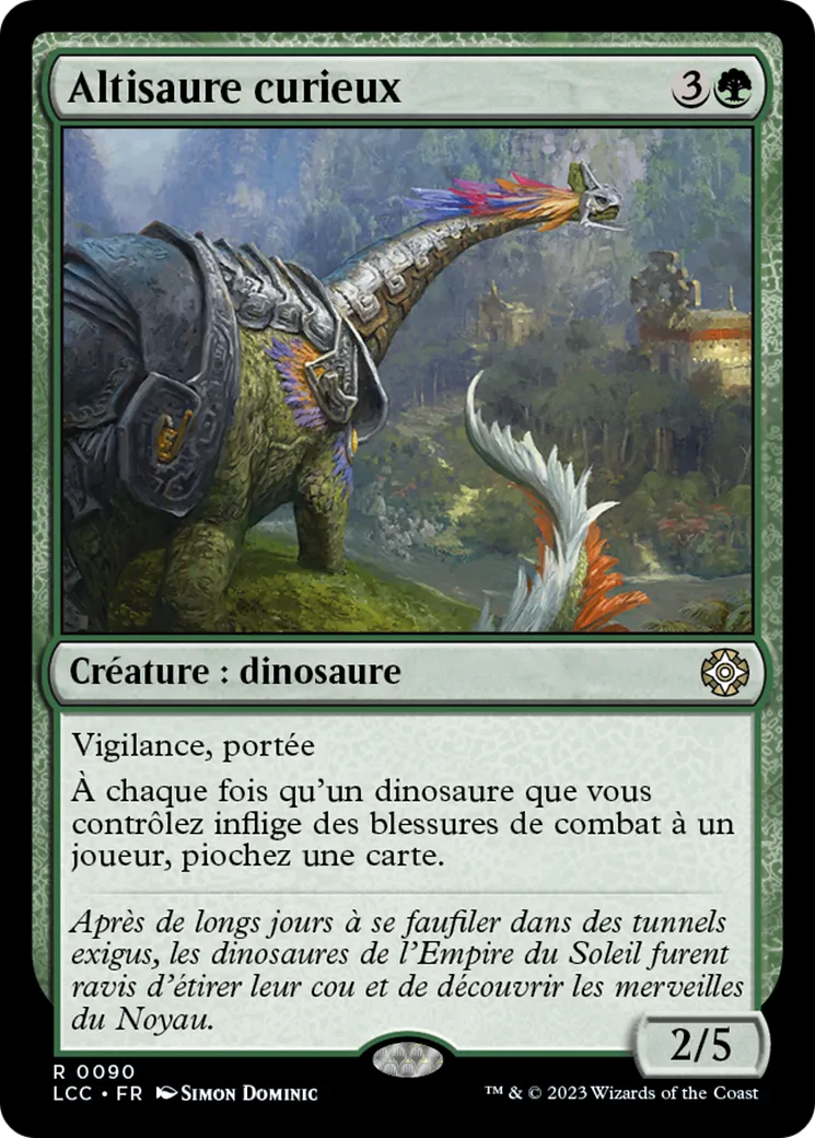 Altisaure curieux — The Lost Caverns of Ixalan Commander — Magic: The Gathering