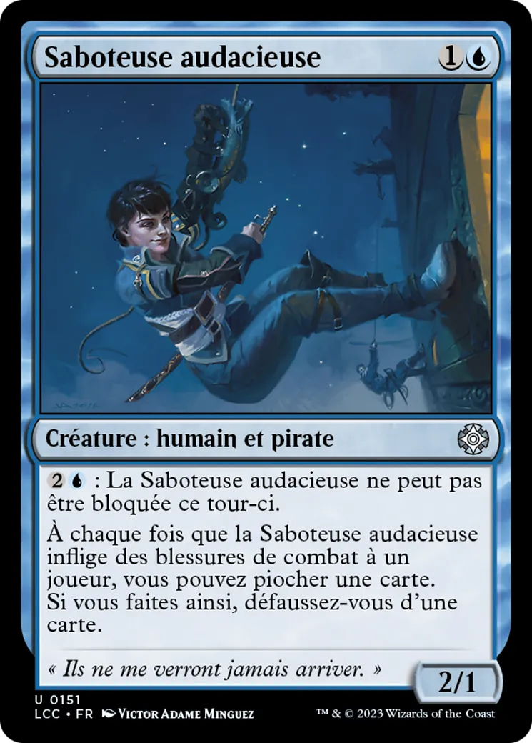 Saboteuse audacieuse from The Lost Caverns of Ixalan Commander - Magic: The Gathering