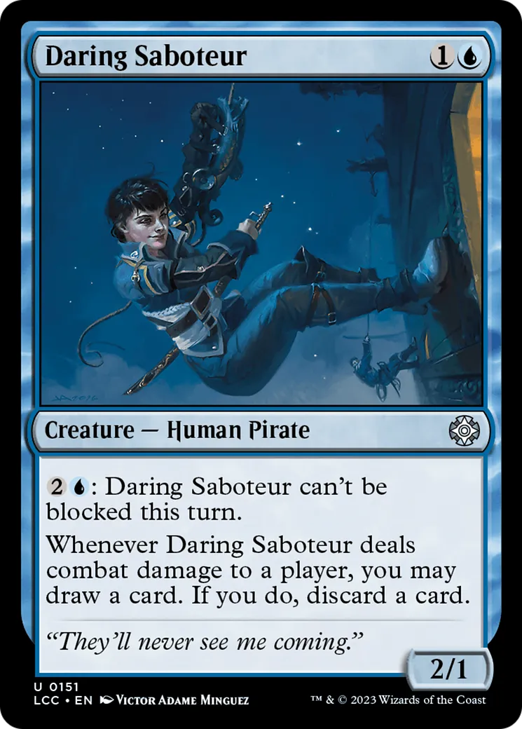Daring Saboteur — The Lost Caverns of Ixalan Commander — Magic: The Gathering
