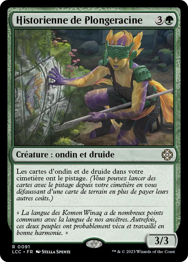 Historienne de Plongeracine — The Lost Caverns of Ixalan Commander — Magic: The Gathering