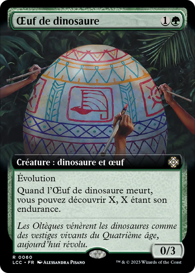Œuf de dinosaure — The Lost Caverns of Ixalan Commander — Magic: The Gathering