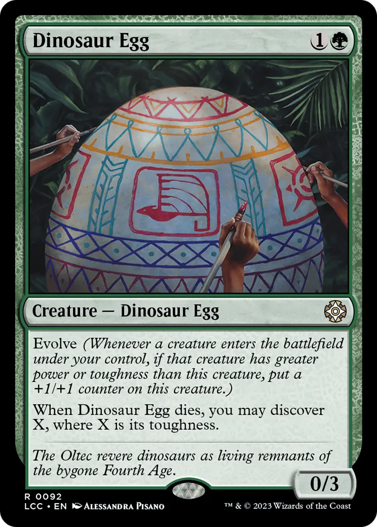 Dinosaur Egg — The Lost Caverns of Ixalan Commander — Magic: The Gathering